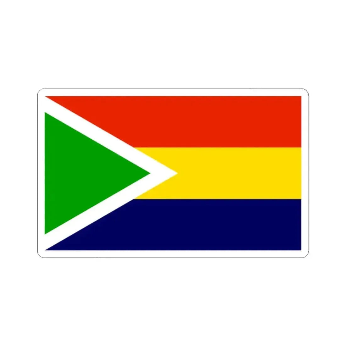 Flag of Plaquemines Parish Louisiana (United States) STICKER Vinyl Kiss-Cut Decal 2 Inch White - The Sticker Space