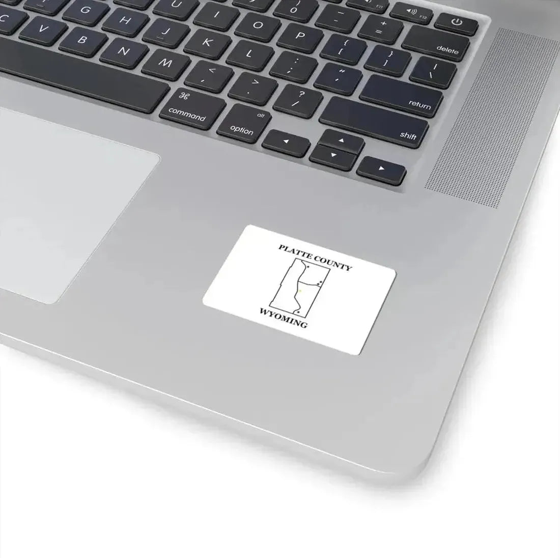 Flag of Platte County Wyoming (United States) STICKER Vinyl Kiss-Cut Decal - The Sticker Space