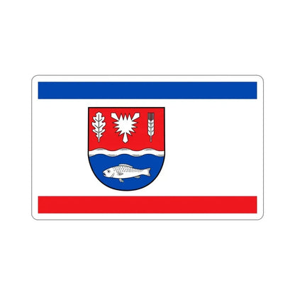 Flag of Plön Germany STICKER Vinyl Die-Cut Decal 4 Inch - The Sticker Space