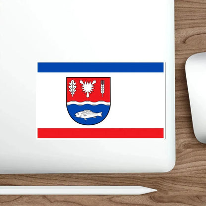 Flag of Plön Germany STICKER Vinyl Die-Cut Decal - The Sticker Space