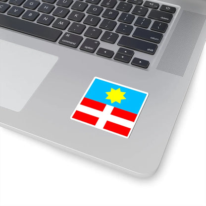 Flag of Pochaiv (Ukraine) STICKER Vinyl Kiss-Cut Decal - The Sticker Space