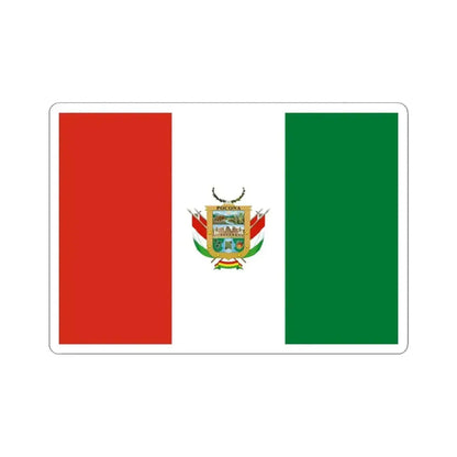 Flag of Pocona Bolivia (Bolivia) STICKER Vinyl Kiss-Cut Decal 4 Inch White - The Sticker Space