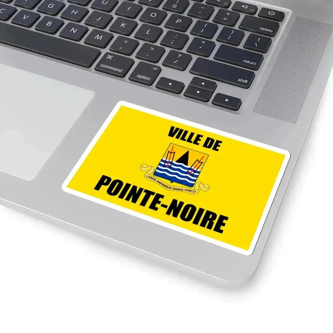 Flag of Pointe-Noire Congo (Congo) STICKER Vinyl Kiss-Cut Decal - The Sticker Space
