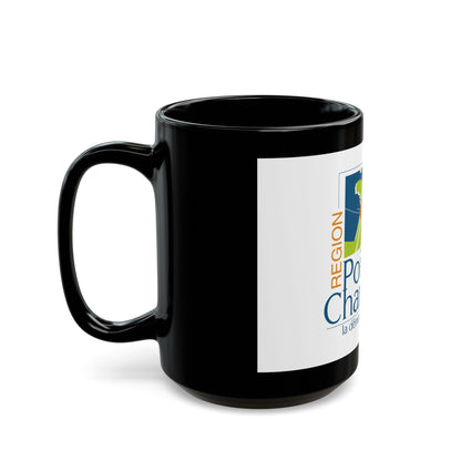 Flag of Poitou Charentes France 2 - Black Coffee Mug-The Sticker Space