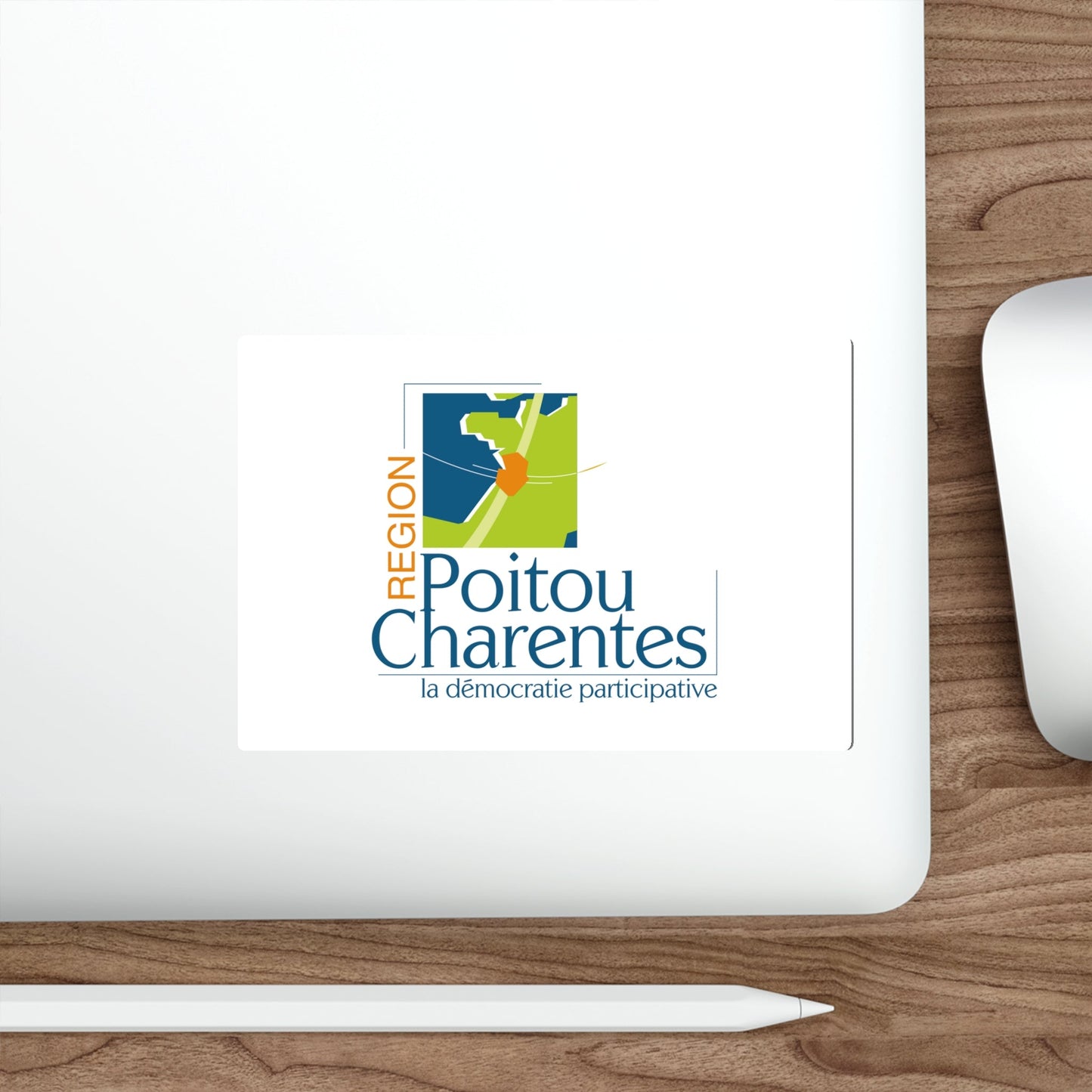 Flag of Poitou Charentes France 2 STICKER Vinyl Die-Cut Decal-The Sticker Space