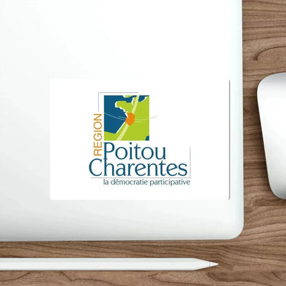 Flag of Poitou Charentes France 2 STICKER Vinyl Die-Cut Decal - The Sticker Space