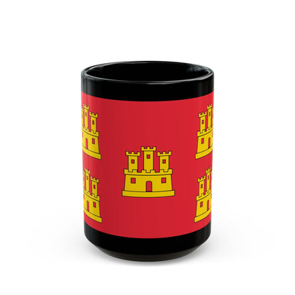 Flag of Poitou Charentes France - Black Coffee Mug-15oz-The Sticker Space