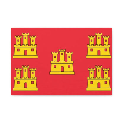 Flag of Poitou Charentes France - Canvas Wall Art - The Sticker Space