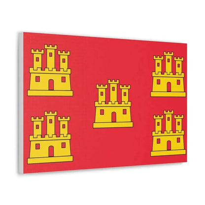 Flag of Poitou Charentes France - Canvas Wall Art - The Sticker Space