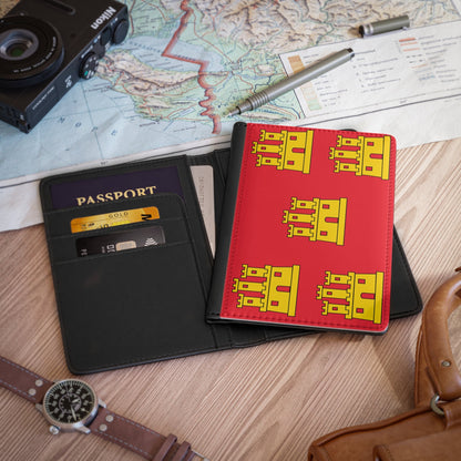 Flag of Poitou Charentes France - Passport Holder