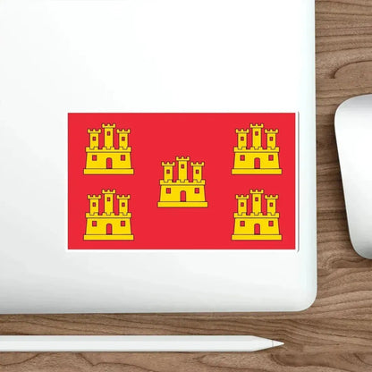 Flag of Poitou Charentes France STICKER Vinyl Die-Cut Decal - The Sticker Space