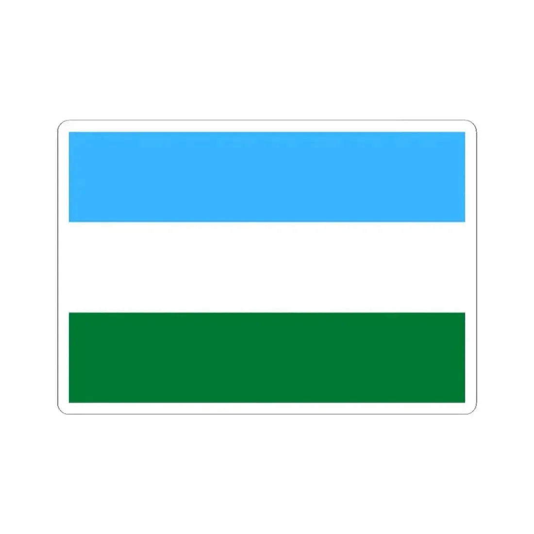 Flag of Pojo (Bolivia) STICKER Vinyl Kiss-Cut Decal 2 Inch White - The Sticker Space