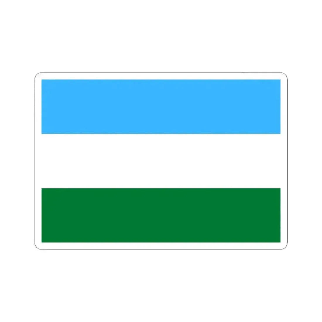 Flag of Pojo (Bolivia) STICKER Vinyl Kiss-Cut Decal 4 Inch White - The Sticker Space