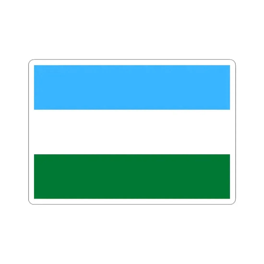 Flag of Pojo (Bolivia) STICKER Vinyl Kiss-Cut Decal 6 Inch White - The Sticker Space