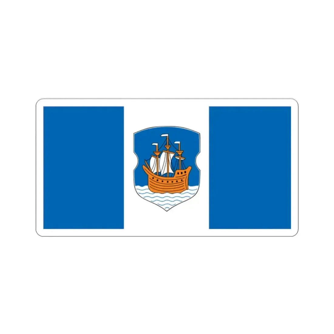 Flag of Polack  Połacak  Polotsk Russia STICKER Vinyl Die-Cut Decal 2 Inch - The Sticker Space