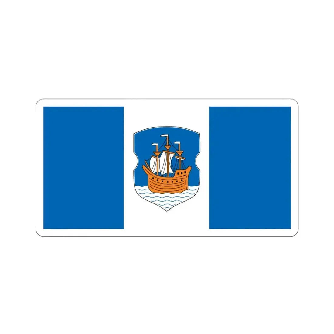 Flag of Polack  Połacak  Polotsk Russia STICKER Vinyl Die-Cut Decal 3 Inch - The Sticker Space