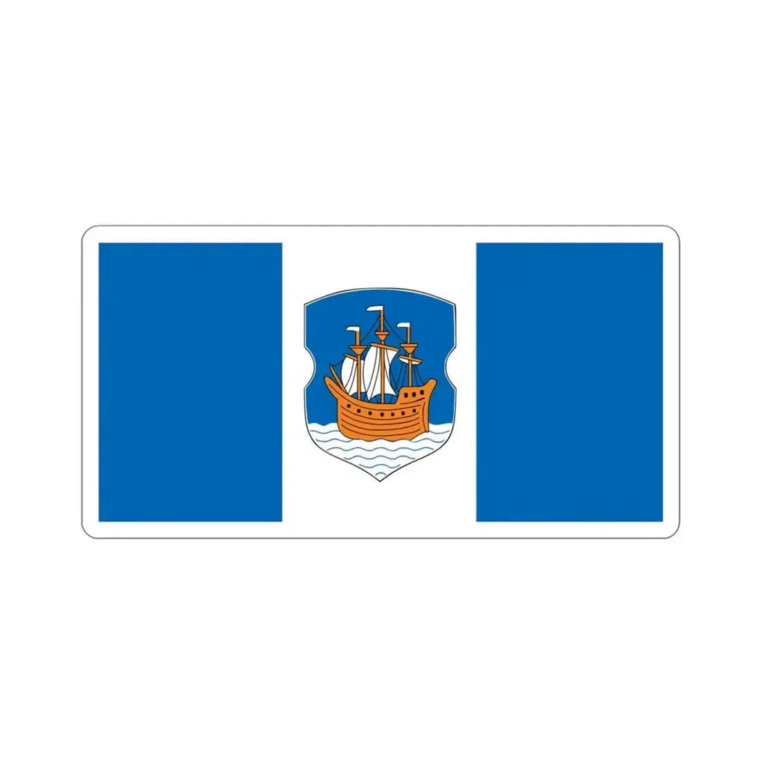 Flag of Polack  Połacak  Polotsk Russia STICKER Vinyl Die-Cut Decal 4 Inch - The Sticker Space