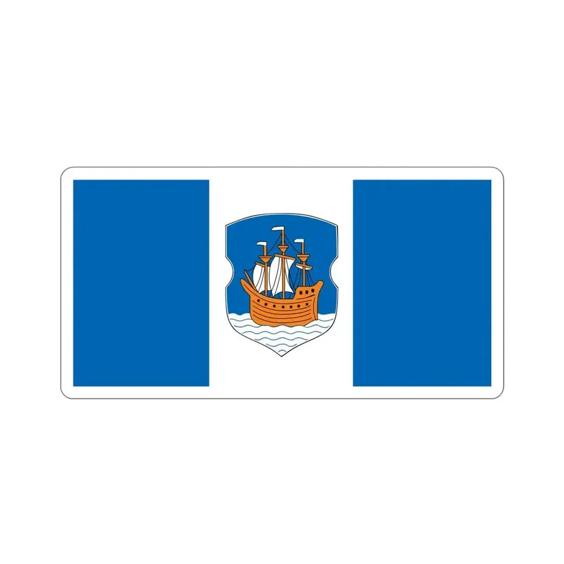Flag of Polack  Połacak  Polotsk Russia STICKER Vinyl Die-Cut Decal 5 Inch - The Sticker Space