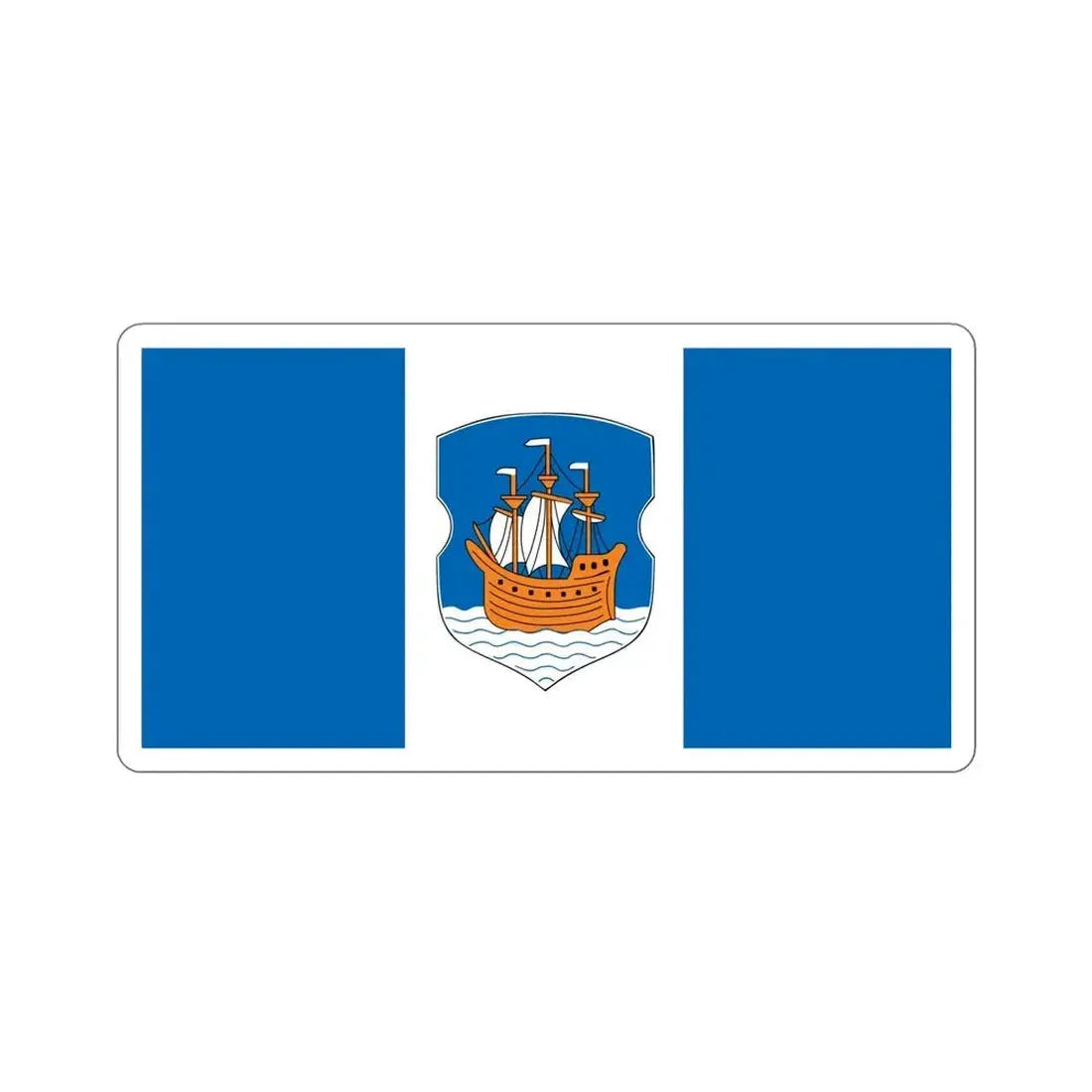 Flag of Polack  Połacak  Polotsk Russia STICKER Vinyl Die-Cut Decal 6 Inch - The Sticker Space