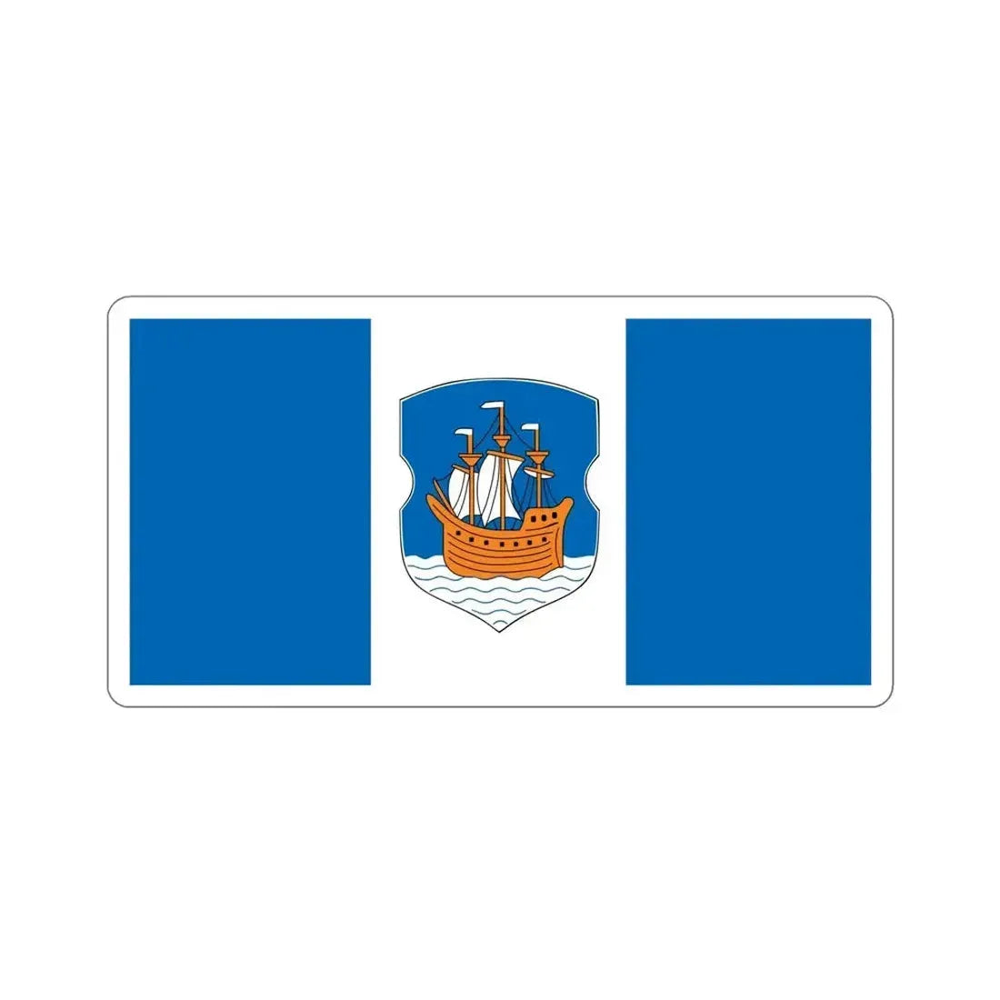 Flag of Polack  Połacak  Polotsk Russia STICKER Vinyl Die-Cut Decal - The Sticker Space