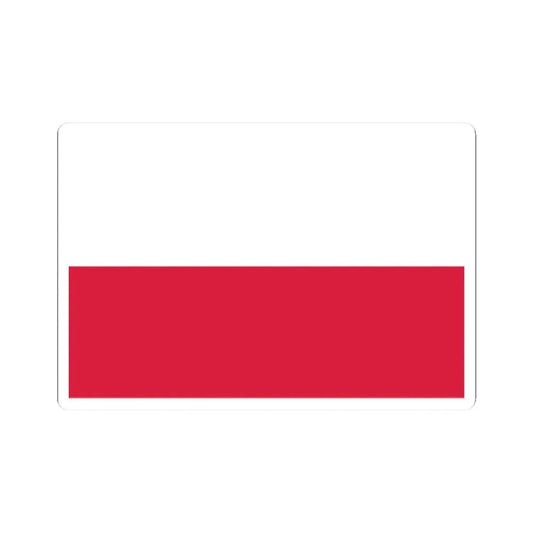 Flag of Poland 1919-1928 3-2 (Poland) STICKER Vinyl Kiss-Cut Decal 2 Inch White - The Sticker Space