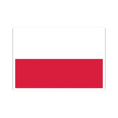 Flag of Poland 1919-1928 3-2 (Poland) STICKER Vinyl Kiss-Cut Decal 3 Inch White - The Sticker Space