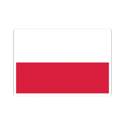 Flag of Poland 1919-1928 3-2 (Poland) STICKER Vinyl Kiss-Cut Decal 4 Inch White - The Sticker Space