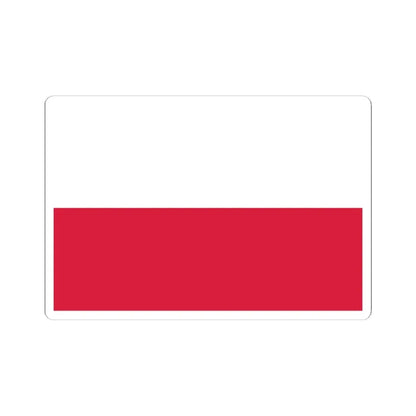 Flag of Poland 1919-1928 3-2 (Poland) STICKER Vinyl Kiss-Cut Decal 6 Inch White - The Sticker Space