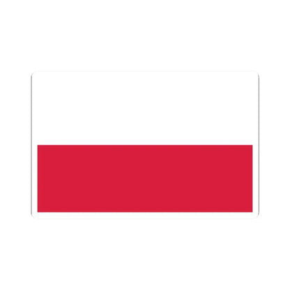 Flag of Poland 1919-1928 (Poland) STICKER Vinyl Kiss-Cut Decal 2 Inch White - The Sticker Space