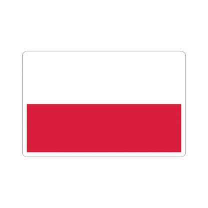 Flag of Poland 1919-1928 (Poland) STICKER Vinyl Kiss-Cut Decal 6 Inch White - The Sticker Space