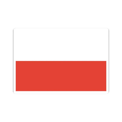 Flag of Poland 1928-1980 3-2 (Poland) STICKER Vinyl Kiss-Cut Decal 2 Inch White - The Sticker Space