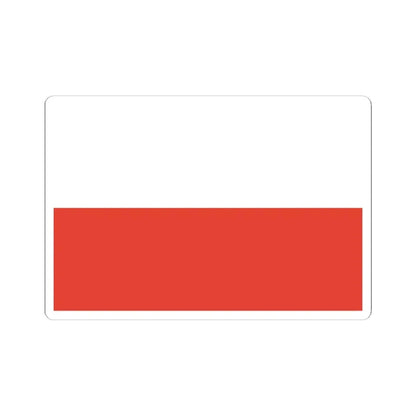Flag of Poland 1928-1980 3-2 (Poland) STICKER Vinyl Kiss-Cut Decal 6 Inch White - The Sticker Space