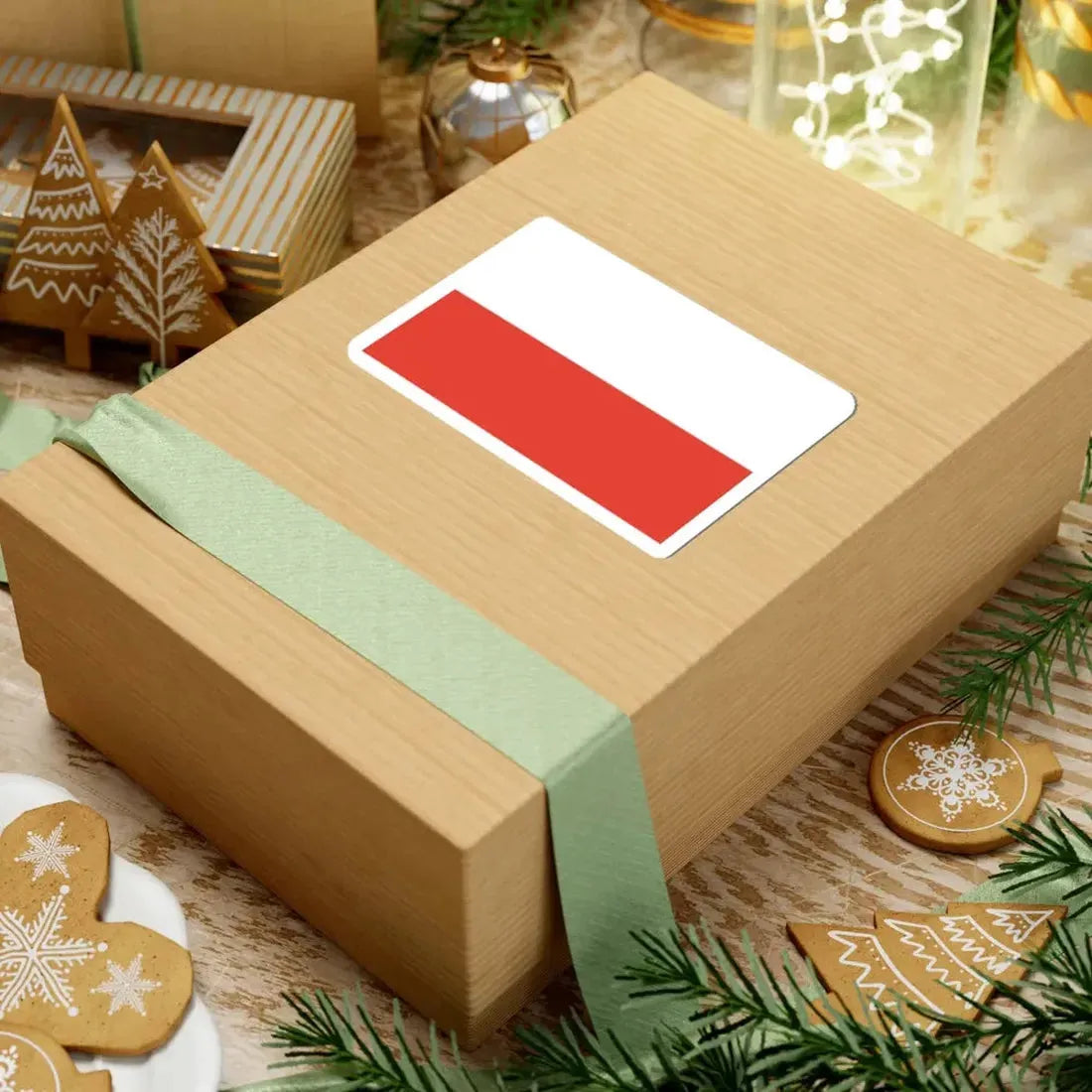 Flag of Poland 1928-1980 3-2 (Poland) STICKER Vinyl Kiss-Cut Decal - The Sticker Space