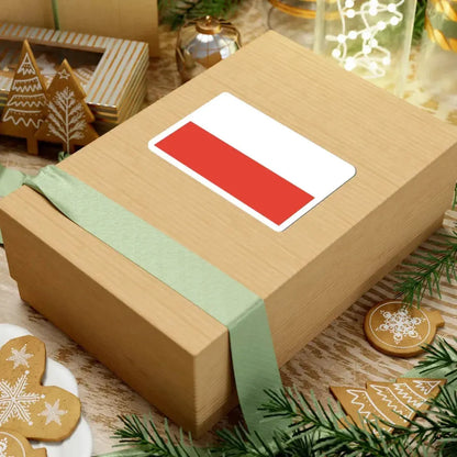 Flag of Poland 1928-1980 (Poland) STICKER Vinyl Kiss-Cut Decal - The Sticker Space