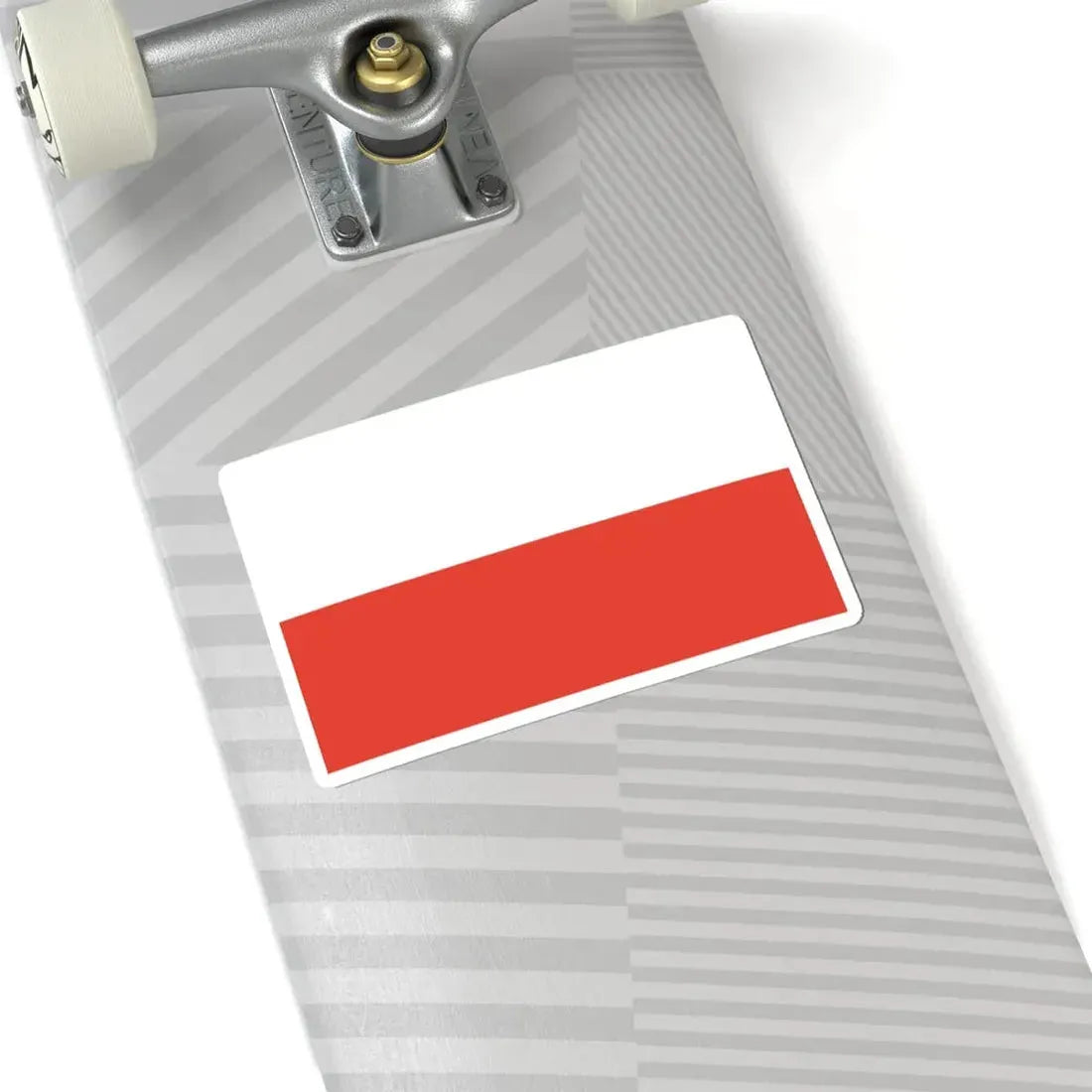 Flag of Poland 1928-1980 (Poland) STICKER Vinyl Kiss-Cut Decal - The Sticker Space