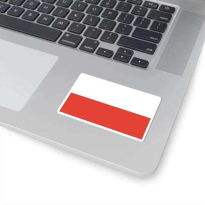 Flag of Poland 1928-1980 (Poland) STICKER Vinyl Kiss-Cut Decal - The Sticker Space