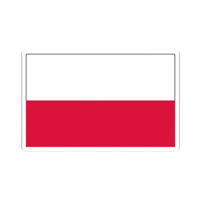 Flag of Poland 2 (Poland) STICKER Vinyl Kiss-Cut Decal 2 Inch White - The Sticker Space