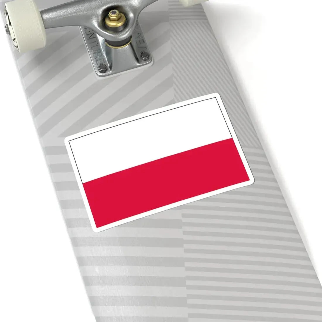 Flag of Poland 2 (Poland) STICKER Vinyl Kiss-Cut Decal - The Sticker Space