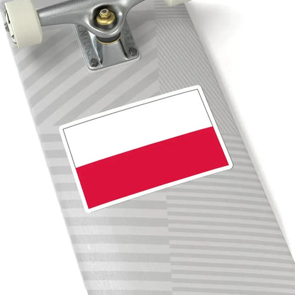 Flag of Poland 2 (Poland) STICKER Vinyl Kiss-Cut Decal - The Sticker Space