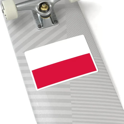 Flag of Poland 3-2 (Poland) STICKER Vinyl Kiss-Cut Decal - The Sticker Space