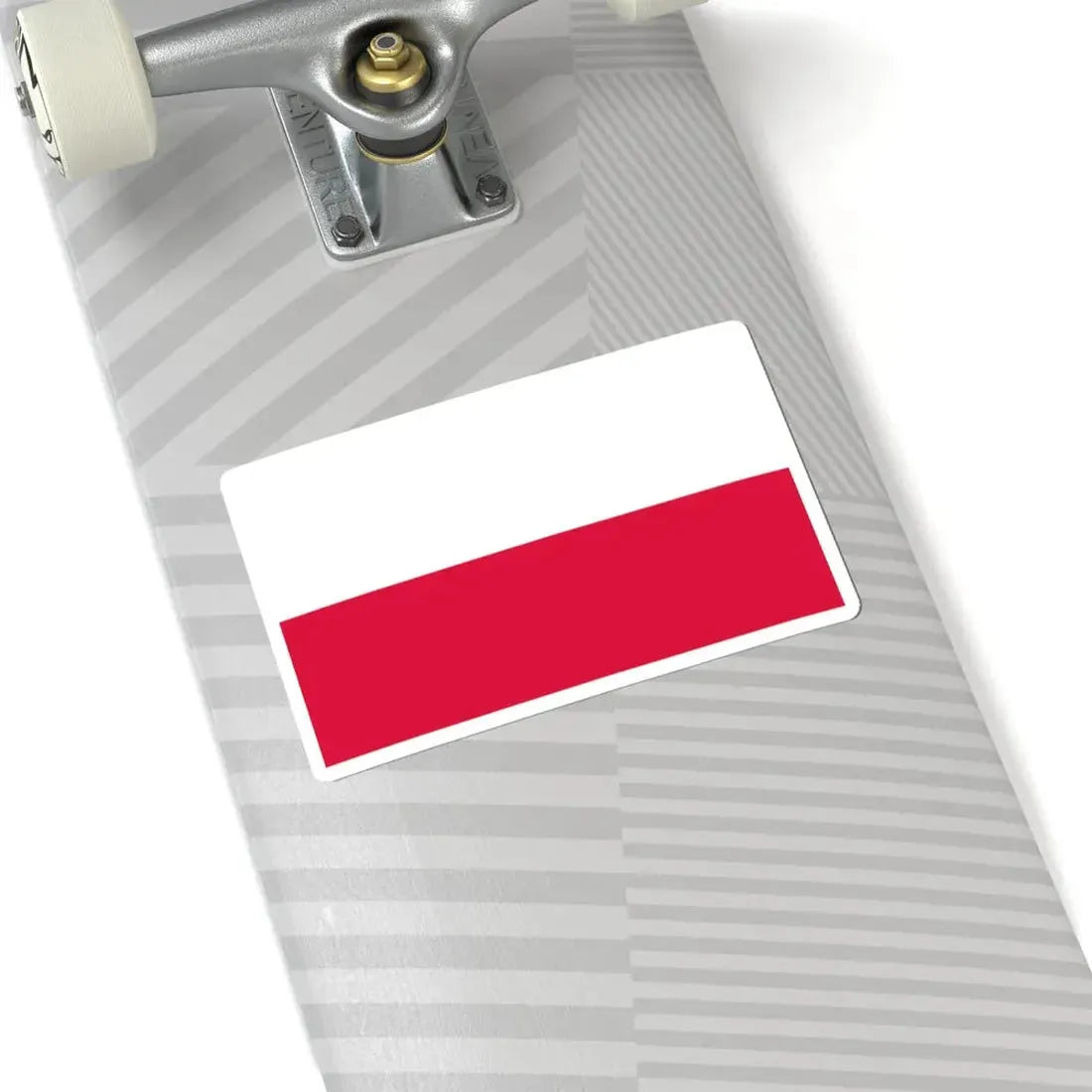 Flag of Poland 5-3 (Poland) STICKER Vinyl Kiss-Cut Decal - The Sticker Space