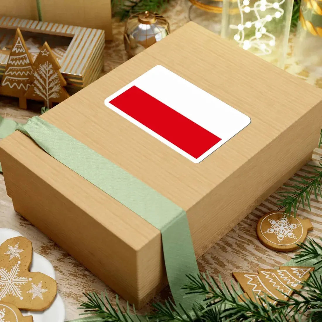 Flag of Poland alternative colors (Poland) STICKER Vinyl Kiss-Cut Decal - The Sticker Space