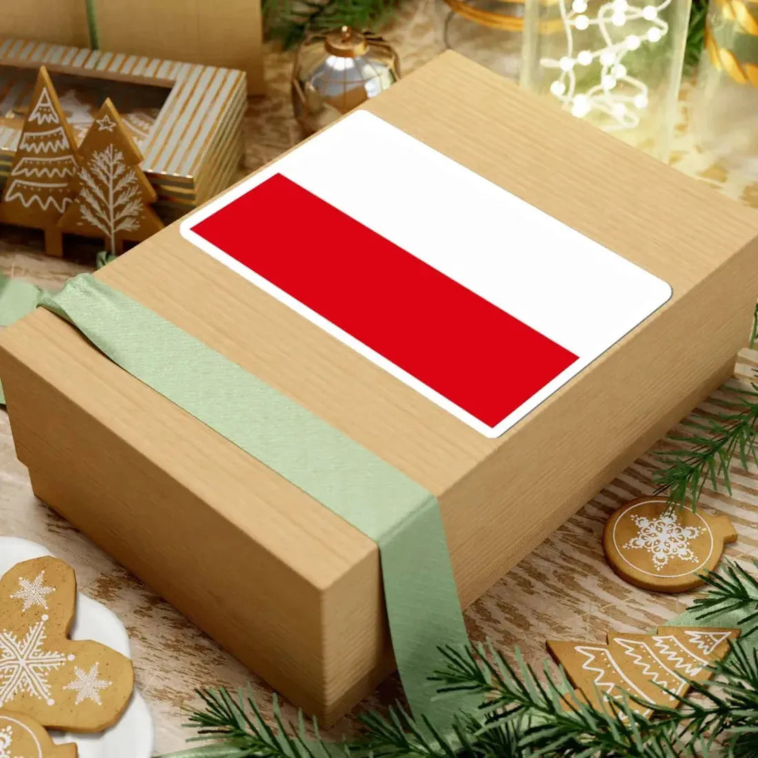 Flag of Poland alternative colors (Poland) STICKER Vinyl Kiss-Cut Decal - The Sticker Space