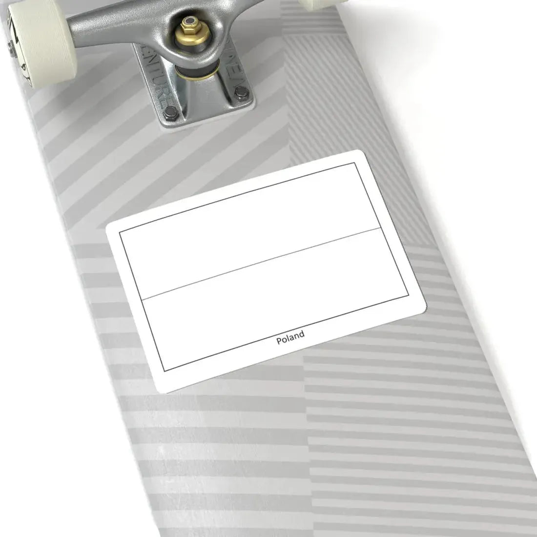 Flag of Poland colouring page (Poland) STICKER Vinyl Kiss-Cut Decal - The Sticker Space