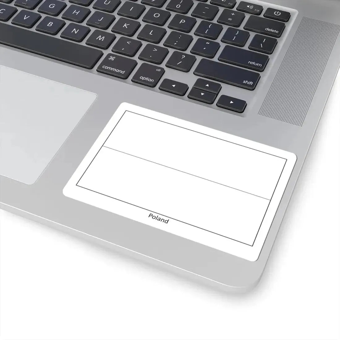 Flag of Poland colouring page (Poland) STICKER Vinyl Kiss-Cut Decal - The Sticker Space