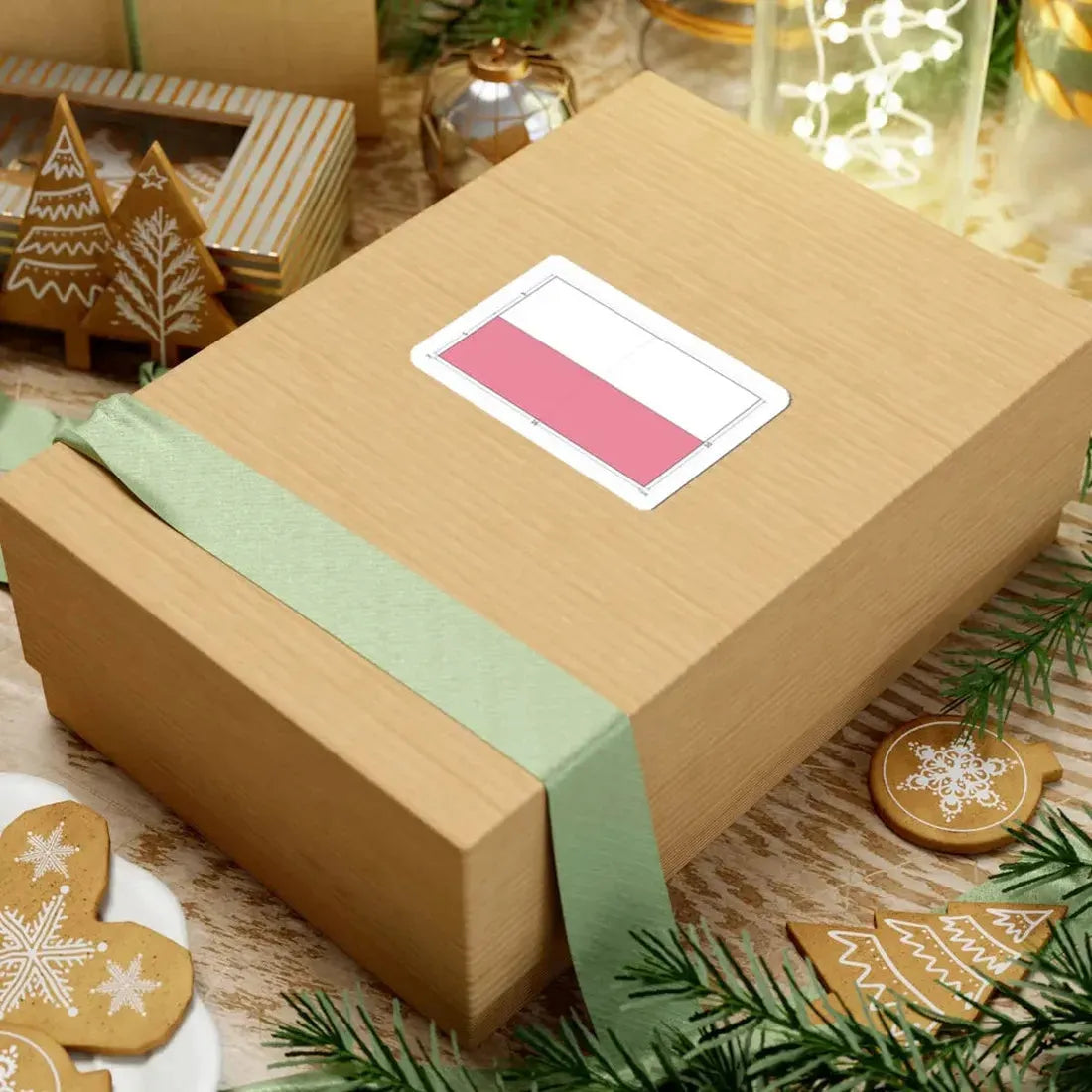 Flag of Poland construction sheet (Poland) STICKER Vinyl Kiss-Cut Decal - The Sticker Space