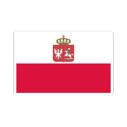 Flag of Poland November Uprising (Poland) STICKER Vinyl Kiss-Cut Decal 3 Inch White - The Sticker Space