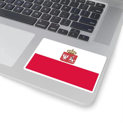 Flag of Poland November Uprising (Poland) STICKER Vinyl Kiss-Cut Decal - The Sticker Space