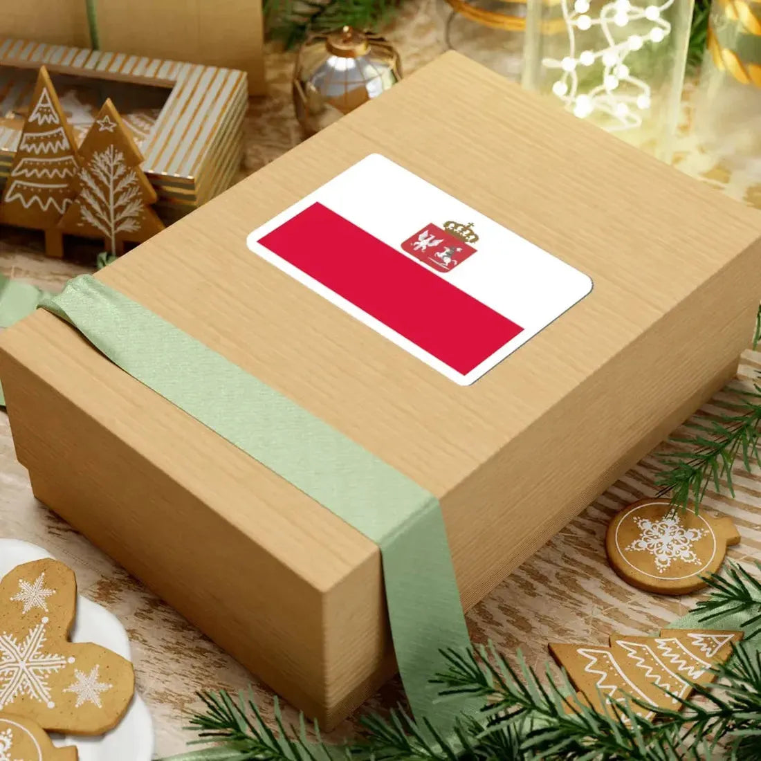 Flag of Poland November Uprising (Poland) STICKER Vinyl Kiss-Cut Decal - The Sticker Space