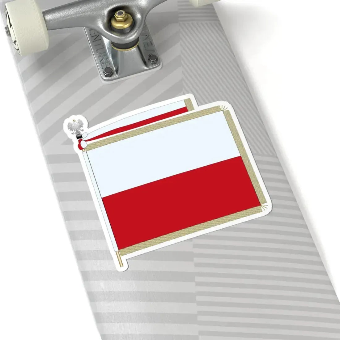 Flag of Poland parade (Poland) STICKER Vinyl Kiss-Cut Decal - The Sticker Space